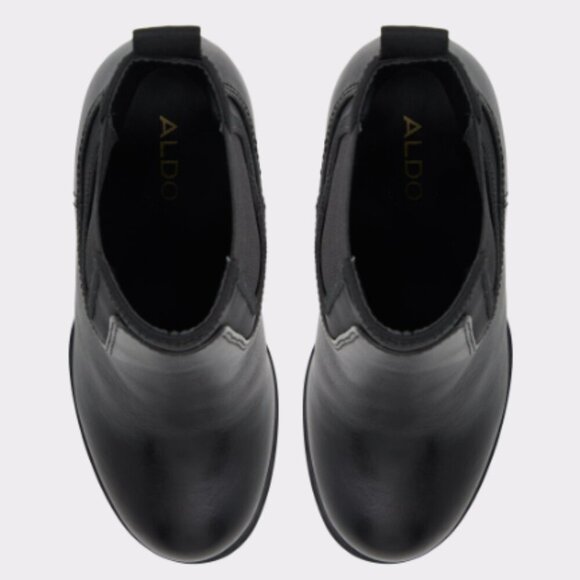 Women's Aldo BOLD Black Ankle Boots with Padded Insoles - Picture 9 of 10